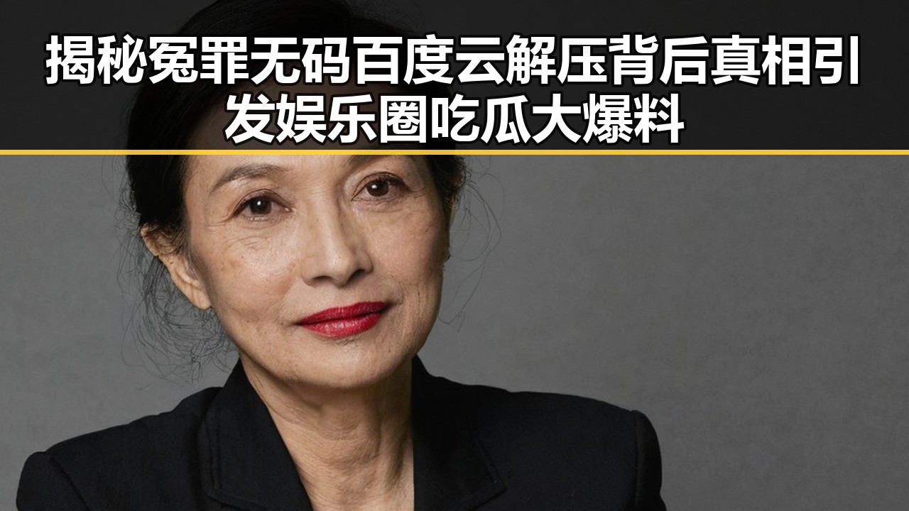 揭秘冤罪无码百度云解压背后真相引发娱乐圈吃瓜大爆料